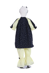 Chamki Lemon Kurti Set" – Desi Chic for Little Girls